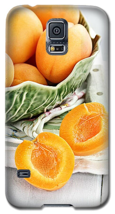 Apricots Galaxy S5 Case featuring the photograph Sliced Nectarines by Stephanie Frey