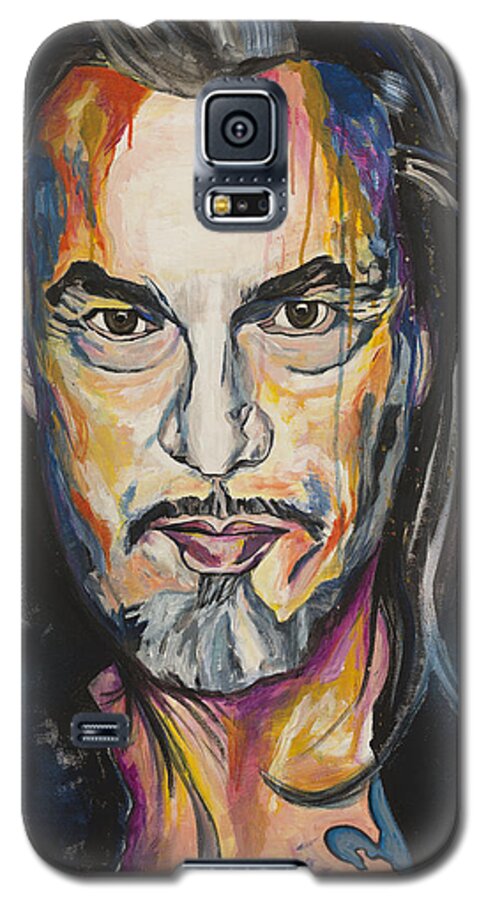 Florent Pagny Galaxy S5 Case featuring the painting Souviens-Toi by Christel Roelandt