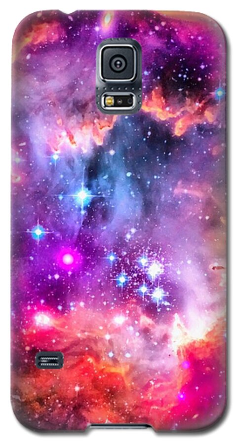 Small Magellanic Cloud Galaxy S5 Case featuring the photograph Space image Small Magellanic Cloud SMC Galaxy by Matthias Hauser