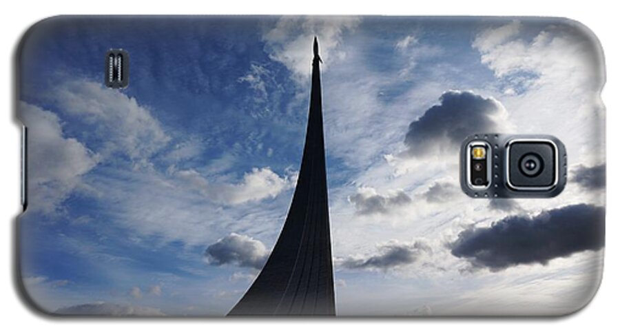 Space Rocket Galaxy S5 Case featuring the photograph Space Roket Monument by Julia Ivanovna Willhite