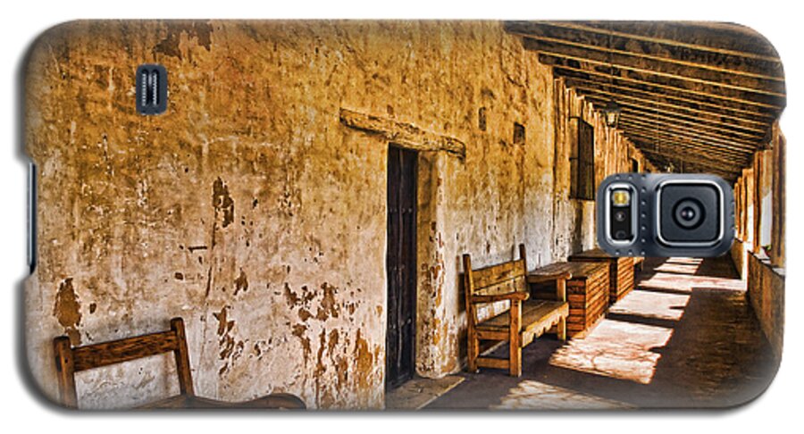 Carmel Mission Galaxy S5 Case featuring the photograph Spanish Passage by Mick Burkey