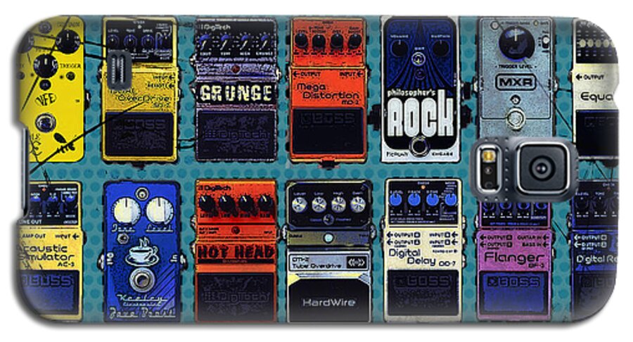 Guitar Galaxy S5 Case featuring the mixed media Special Effects by Russell Pierce