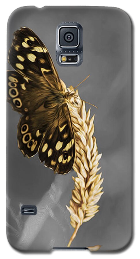 Butterfly Galaxy S5 Case featuring the photograph Speckled Wood Butterfly by Veli Bariskan