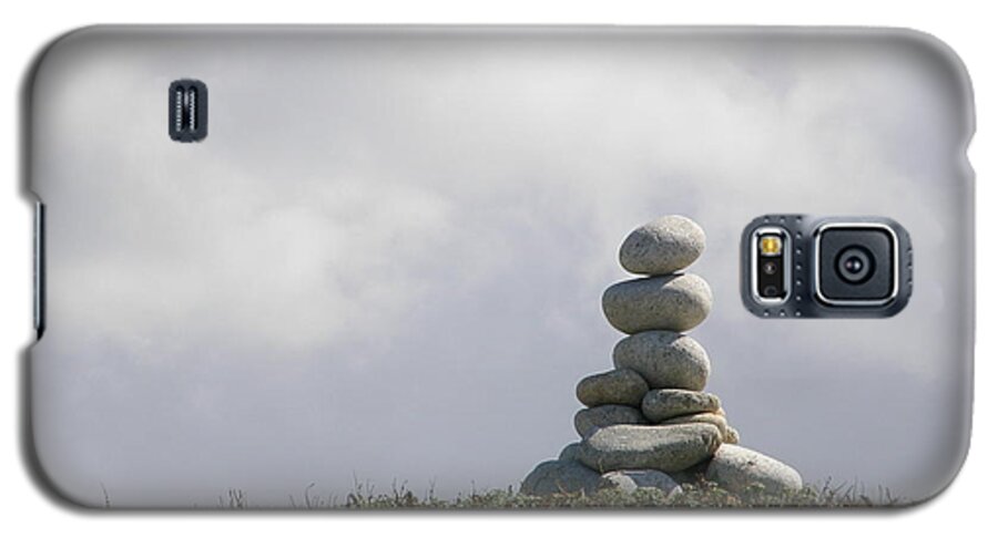 Rock Sculpture Galaxy S5 Case featuring the photograph Spiritual Rock Sculpture by Bev Conover