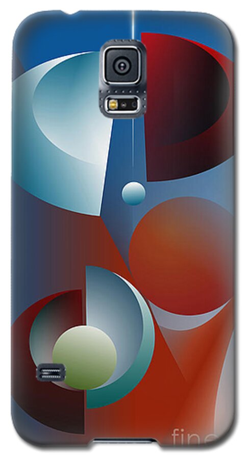 Split Cycle Galaxy S5 Case featuring the digital art Split Cycle by Leo Symon