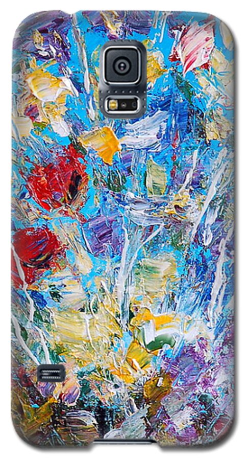 Spring Galaxy S5 Case featuring the painting Spring 2 by Teresa Wegrzyn