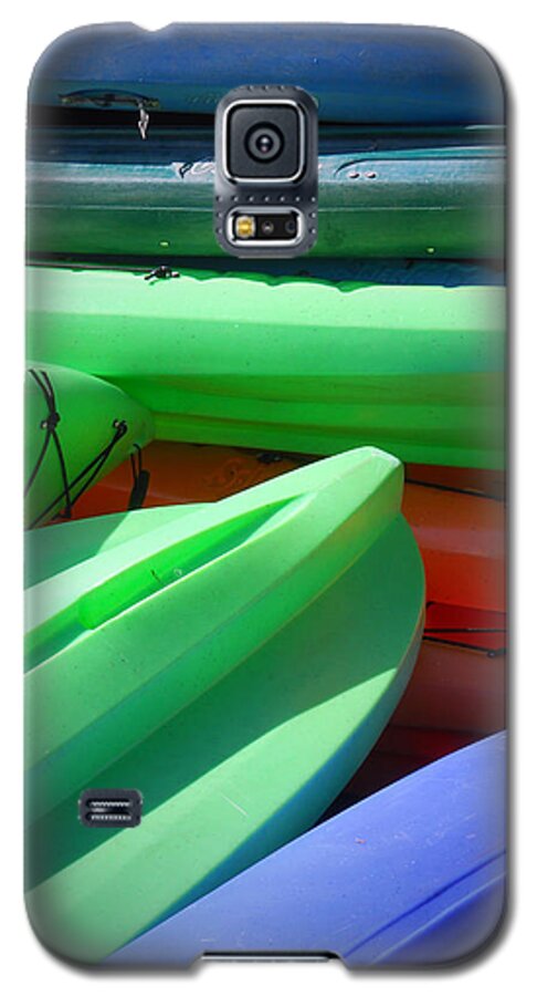 Colorful Galaxy S5 Case featuring the photograph Stacked by Judy Hall-Folde
