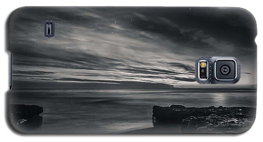 Beach Galaxy S5 Case featuring the photograph Starry Night by Linda Villers