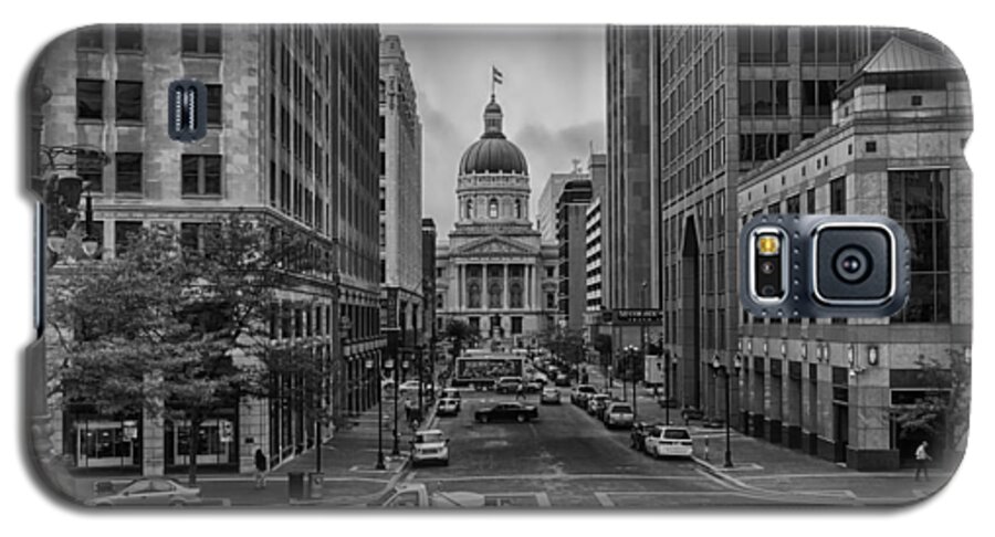 Indianapolis Galaxy S5 Case featuring the photograph State Capitol Building by Howard Salmon