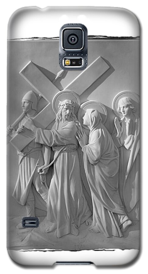 Stations Of The Cross Galaxy S5 Case featuring the photograph Station I V by Sharon Elliott
