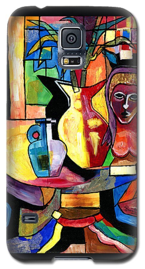Everett Spruill Galaxy S5 Case featuring the painting Still Life with Female Bust by Everett Spruill