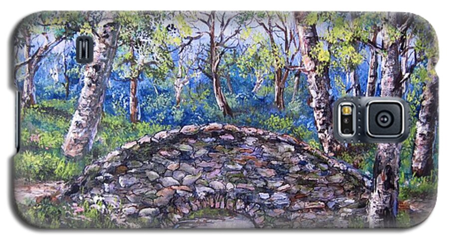 Stone Bridges Galaxy S5 Case featuring the painting Stone bridge 2 by Megan Walsh