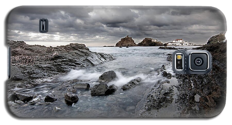 Beautiful Galaxy S5 Case featuring the photograph Storm is coming to island of Menorca from north coast and mediterranean seems ready to show power by Pedro Cardona Llambias
