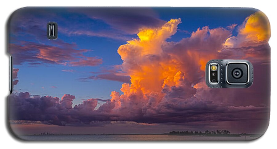 Thunder Storms Galaxy S5 Case featuring the photograph Storm on Tampa by Marvin Spates