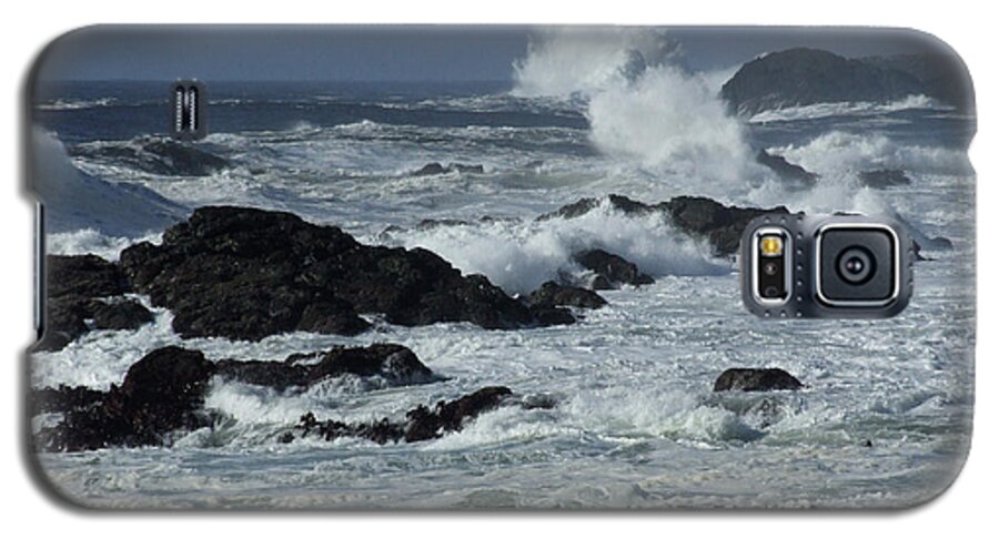 Seascape Galaxy S5 Case featuring the photograph Storm Surf by Mark Alan Perry