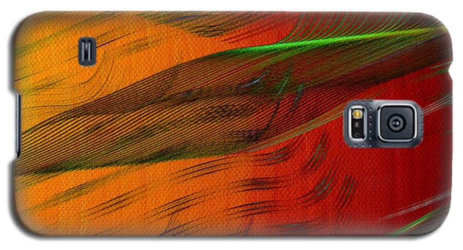 Textures Galaxy S5 Case featuring the digital art Strands of Kryptonite by Rick Wicker