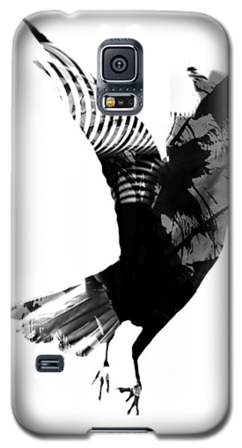 Crow Galaxy S5 Case featuring the photograph Street Crow by J C
