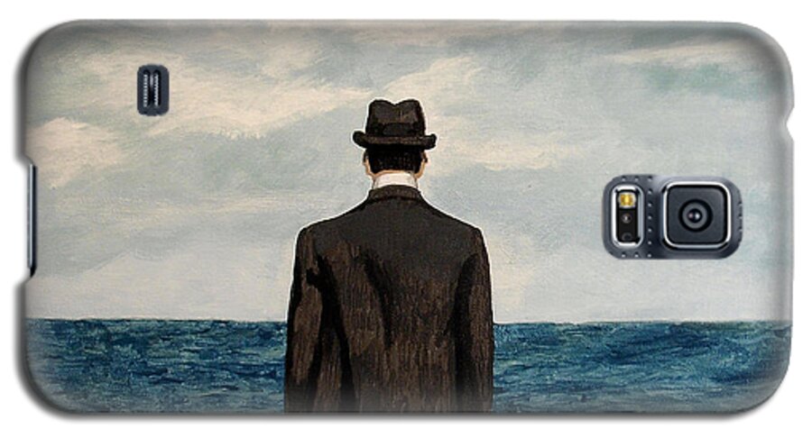 Boardwalk Galaxy S5 Case featuring the painting Suddenly Small by Dale Loos Jr