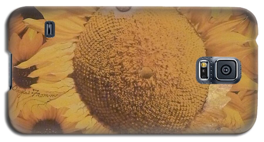 Sunflower Galaxy S5 Case featuring the mixed media SunFlower Mutation by Douglas Fromm
