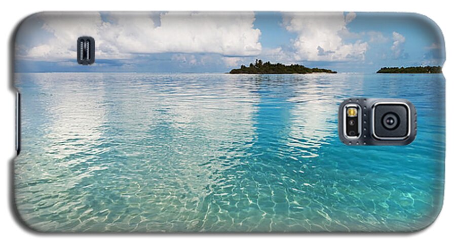 Tropical Galaxy S5 Case featuring the photograph Sunny Invitation For YOU. Maldives by Jenny Rainbow