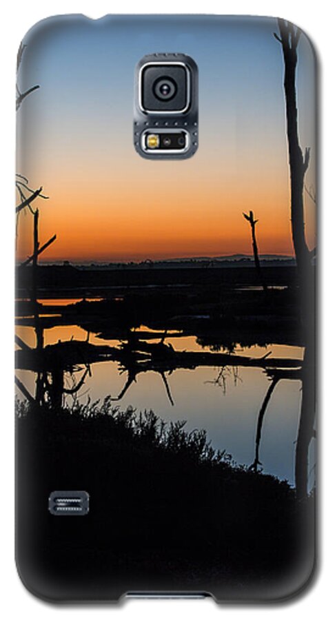 Bolsa Chica Galaxy S5 Case featuring the photograph Sunrise Across the Sacred Land by Denise Dube