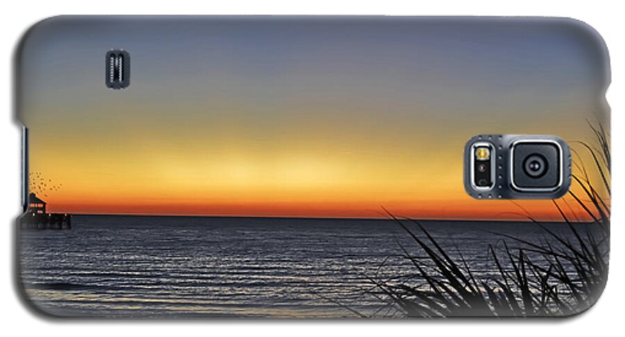 Folly Beach Galaxy S5 Case featuring the photograph Sunrise at Folly by Elvis Vaughn