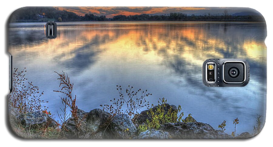 Lake Galaxy S5 Case featuring the photograph Sunrise On The Lake by Jaki Miller