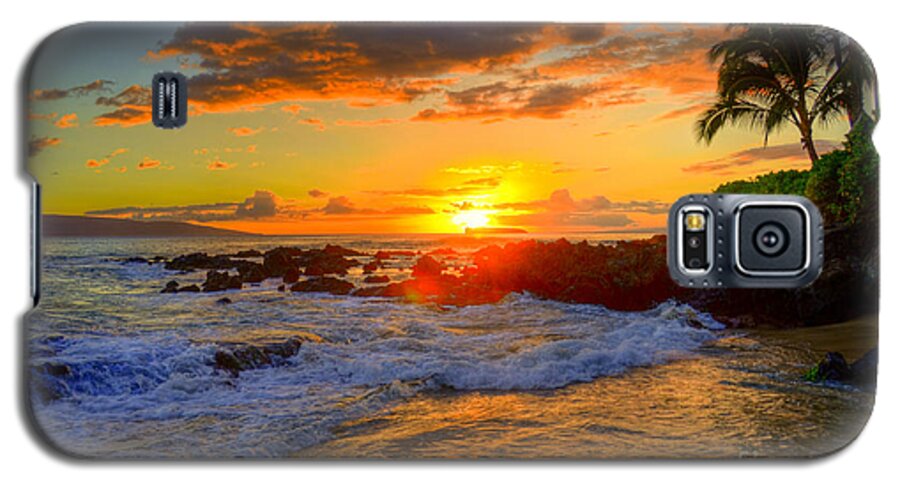 Sunset Galaxy S5 Case featuring the photograph Sunset Secret Cove by Kelly Wade