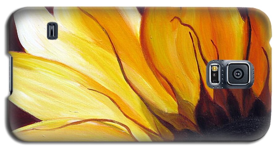 Flower Galaxy S5 Case featuring the painting Sunshine by Sheri Chakamian