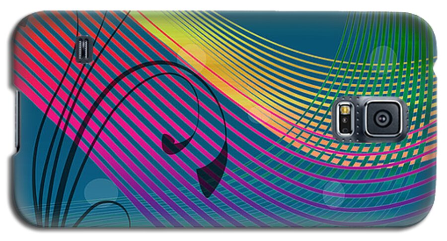 Abstract Galaxy S5 Case featuring the digital art Sweet Dreams Abstract by Megan Dirsa-DuBois