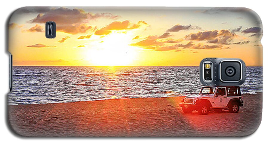 Tamarack Beach Galaxy S5 Case featuring the photograph Tamarack at Sunset by Ann Patterson