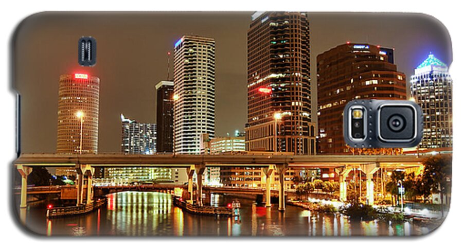 Florida Galaxy S5 Case featuring the photograph Tampa Skyline by Stefan Mazzola