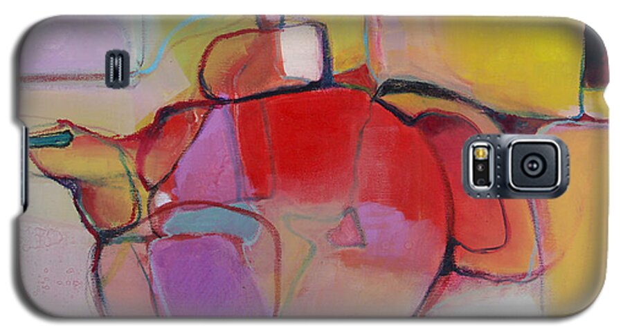 Watercolor Galaxy S5 Case featuring the painting Tea for Two by Michelle Abrams