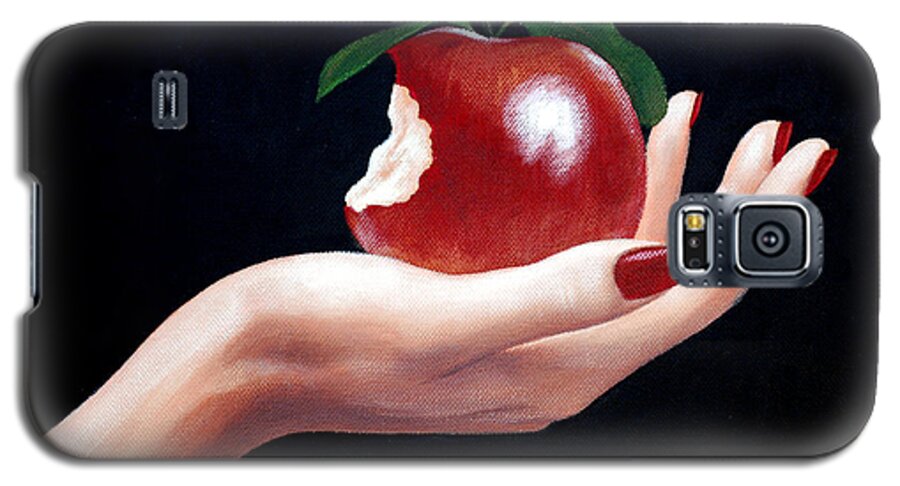 Adam Galaxy S5 Case featuring the painting Temptation I by Glenn Pollard