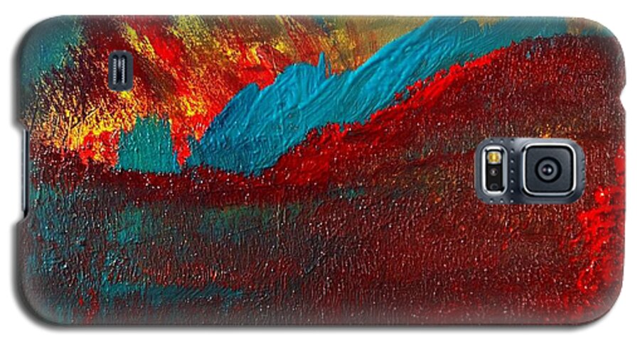  Galaxy S5 Case featuring the painting Tennessee Sunset by James and Donna Daugherty