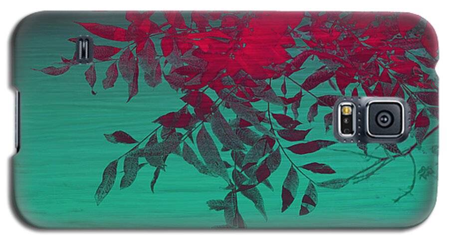 Leaves Galaxy S5 Case featuring the digital art That Tropical Feeling by Ann Powell