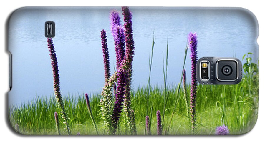 Liatris Galaxy S5 Case featuring the photograph The Beauty of the Liatris by Verana Stark