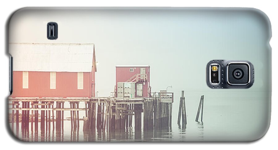 Alaska Galaxy S5 Case featuring the photograph The Cannery in Fog by Michele Cornelius