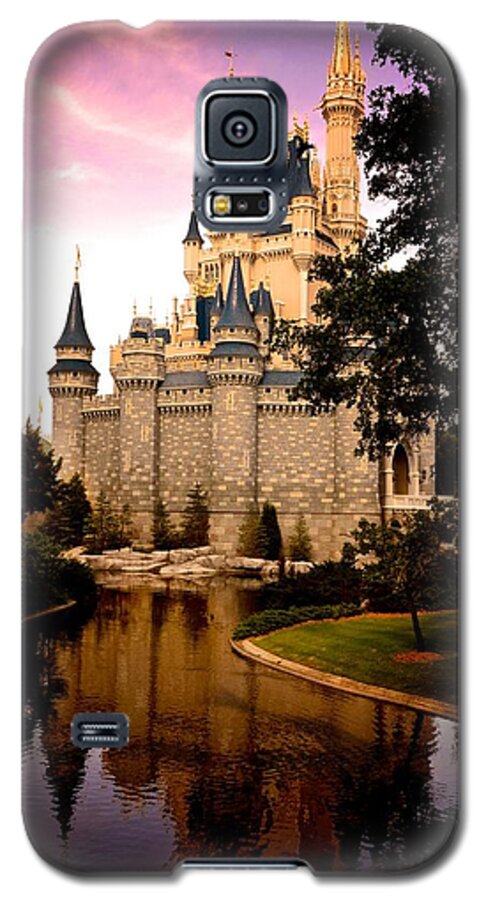 Magic Kingdom Galaxy S5 Case featuring the photograph The Castle by Michael Albright