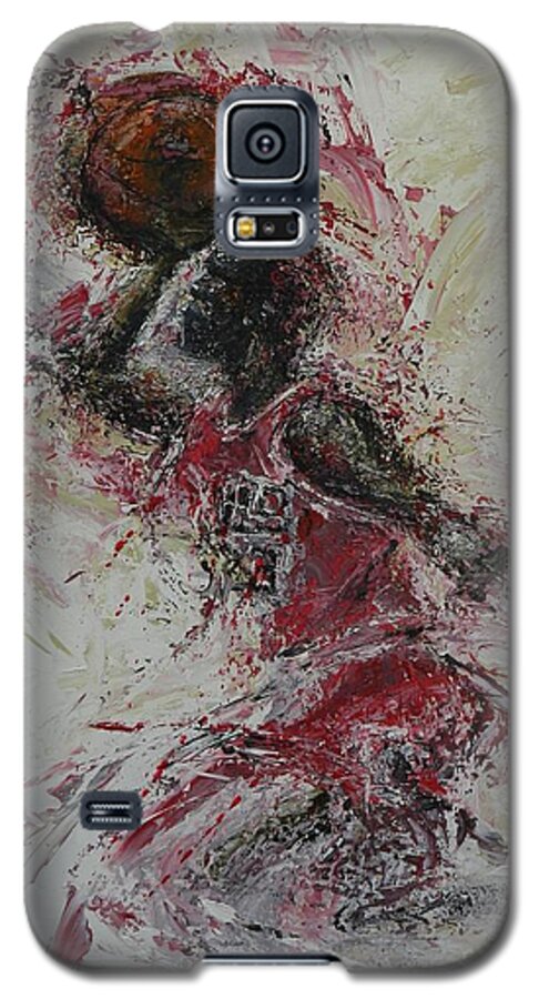 Dunk Galaxy S5 Case featuring the painting The Dunk by Dan Campbell