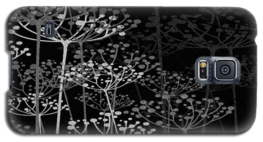 Fred Mefeely Rogers Galaxy S5 Case featuring the mixed media The Garden Of Your Mind BW by Angelina Tamez