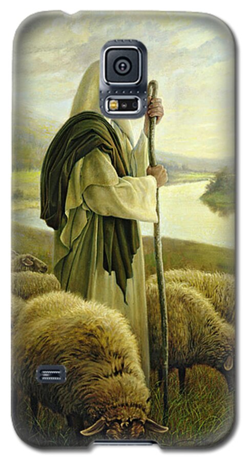 Jesus Galaxy S5 Case featuring the painting The Good Shepherd by Greg Olsen