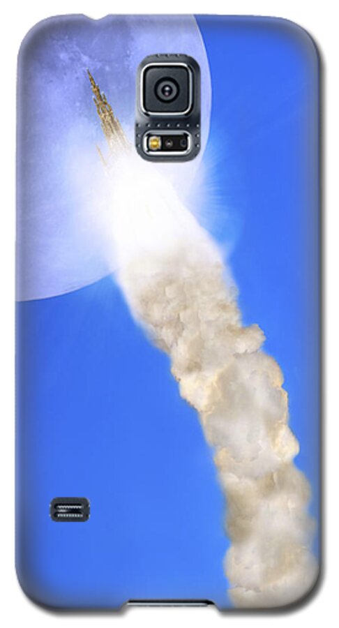 Gothic Galaxy S5 Case featuring the photograph The Gothic Rocket Ship - Walter Scott Monument by Jason Politte