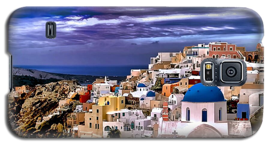 Travel Photo Galaxy S5 Case featuring the photograph The greek Isles Santorini by Tom Prendergast