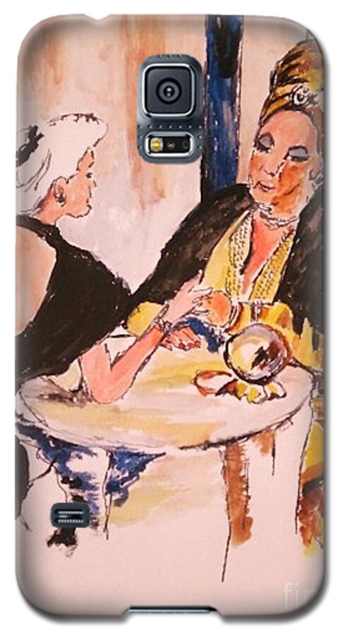 Gypsy Galaxy S5 Case featuring the painting The Gyspy by Helena Bebirian