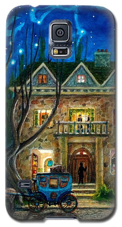 Sky Galaxy S5 Case featuring the painting The Knocker by Matt Konar