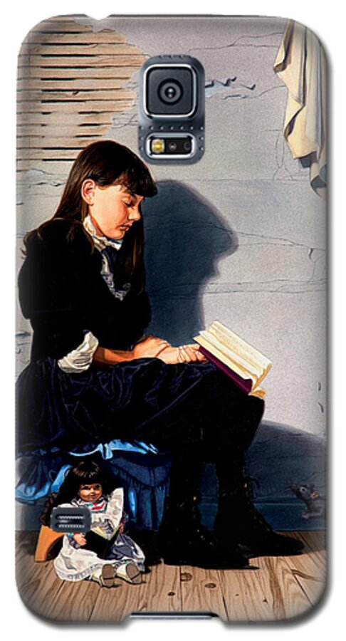 Whelan Art Galaxy S5 Case featuring the painting The Little Princess by Patrick Whelan