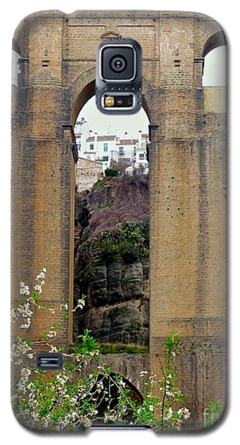 Ronda Galaxy S5 Case featuring the photograph The New Bridge by Suzanne Oesterling