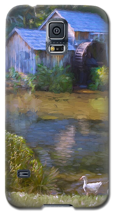 Mill Galaxy S5 Case featuring the photograph The Old Mill at Mabry by Jean-Pierre Ducondi