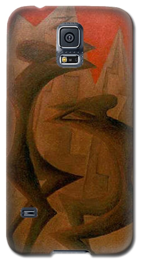 The Penance Dance Galaxy S5 Case featuring the painting The Penance Dance by Israel Tsvaygenbaum